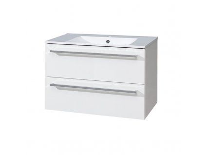 Koupelnová skříňka s keramický umyvadlem 80 cm-CN660