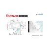 Santech VANA FONTANA 160 x 90 cm (Varianta Pravá)