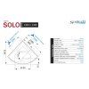 Santech VANA SOLO 140 x 140