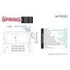 Santech VANA SPRING 160 x 70 cm