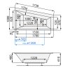 Santech VANA EVO-S 170 x 100 cm (Varianta Pravá)