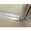 Komfort T2 110 - sprchové dvoukřídlé dveře 106-111 cm detail