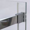 Obdélníkový sprchový kout Nero Lux 1400x900 mm, posuvné dveře