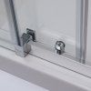 Obdélníkový sprchový kout ROLER 1400x900 mm, posuvné dveře dolní pojezd