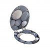 WC sedátko Grey Stones 80130 se zpomalovacím mechanismem SOFT-CLOSE otevřené