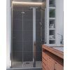 Mistral PLUS40 115 - zalamovací sprchové dveře 112-117 cm