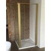 Obdélníkový sprchový kout Komfort kombi GOLD 95 x 90 cm otevřené dveře
