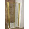 Obdélníkový sprchový kout Komfort kombi GOLD 95 x 90 cm