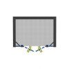 Komfort T4 PLUS20 120 - sprchové dvoukřídlé dveře 118-123 cm