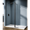 Walk-In Easy plus black sprchová zástěna 90+30x200 cm